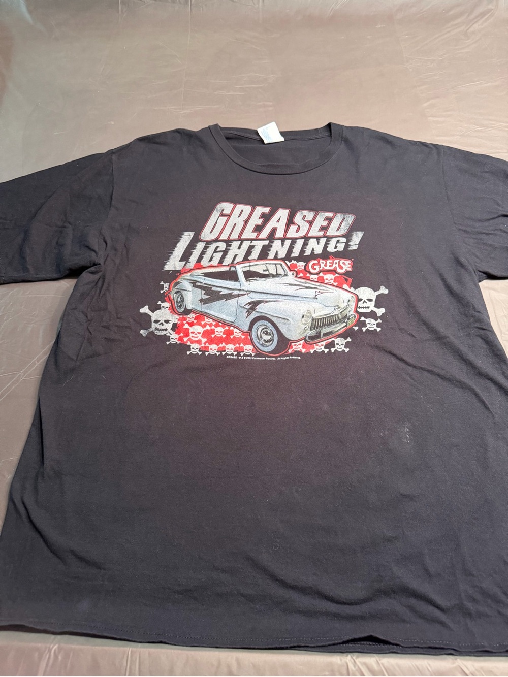 'Greased Lightning' Graphic Tee with grease movie car
